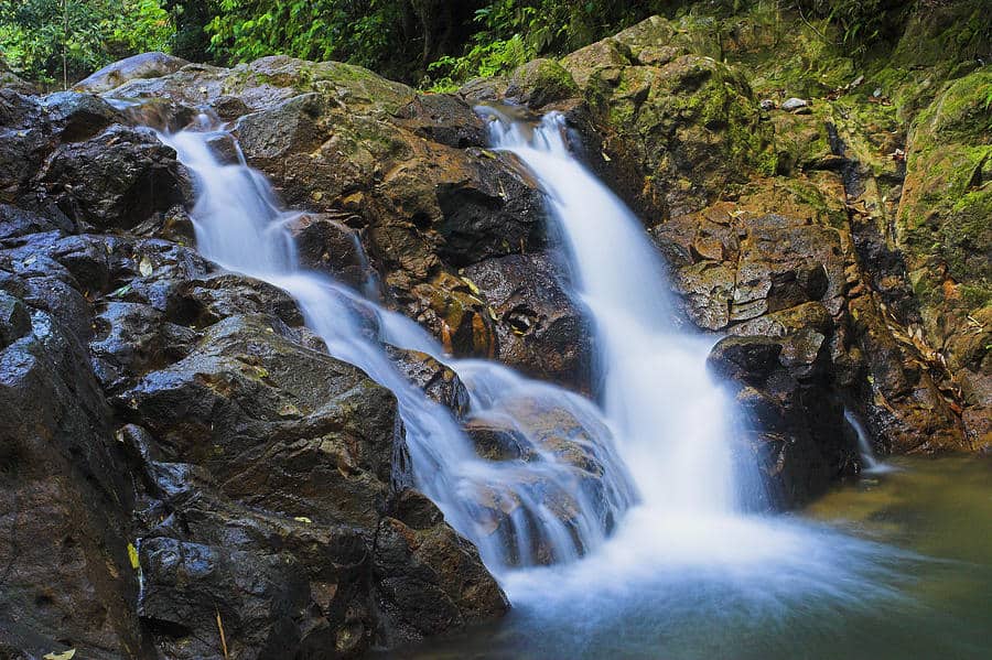 St Lucia Bexon waterfall